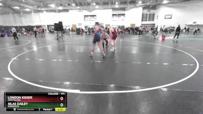 174 lbs Cons. Round 3 - London Kisser, Unattached vs Silas Dailey, Minnesota