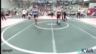 160 lbs 5th Place - Braxton Garcia, Eufaula Ironheads Wrestling Club vs Jayvyn Allami, Team Tulsa Wrestling Club