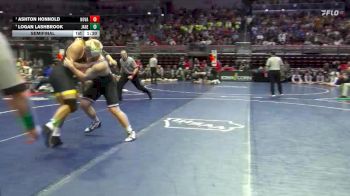 1A-285 lbs Semifinal - Ashton Honnold, Nodaway Valley vs Logan Lashbrook, Janesville