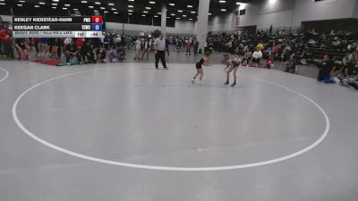 63.2-69.3 lbs Cons. Quarters - Keegan Clark, Team Champs Wrestling Club vs Kenley Kierstead-Hahn, Pinnacle Wrestling Club