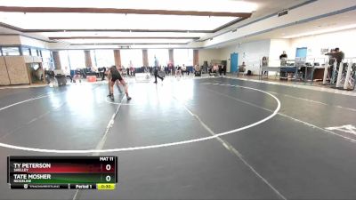 120 lbs Cons. Round 3 - Ty Peterson, Shelley vs Tate Mosher, Ridgeline
