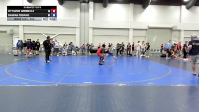 126 lbs Cons. Semis - Uy'Kwon Wimberly, FL vs Damian Tebano, NY