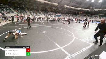 52 lbs Consi Of 4 - Willie Lewis, Jr, Coweta Tiger Wrestling vs Nash McCuistion, Pryor Tigers