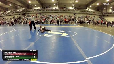 55 lbs 5th Place Match - Luke Brown, Pleasant Hill Youth Wrestling Club-AAA vs Mason Holland, STL Warrior-AA 