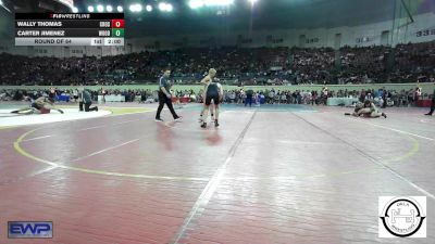 143 lbs Round Of 64 - Wally Thomas, Crossings Christian School vs Carter Jimenez, Woodward Junior High