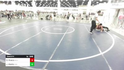 70 lbs Consi Of 4 - David Rivera, Wolves Den WC vs Jonathan Abeita, Kingdom WC