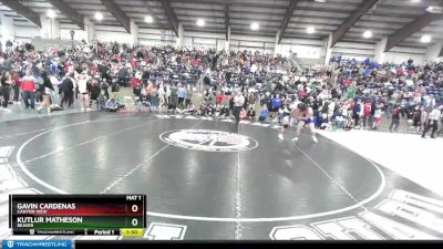 190 lbs Semifinal - Kutlur Matheson, Beaver vs Gavin Cardenas, Canyon View