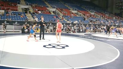 110 lbs Cons. Rd Of 64 - Avery LeBlanc, Wyoming vs Jocelyn Mendoza, Massachusetts