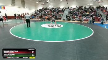 150 lbs Champ. Round 2 - Isaiah Braxton, Natrona County vs Adam Finkel, Jackson Hole