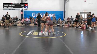 105 lbs Rr Rnd 4 - Jenna Chapman, PA West Black - W vs Riley Alborn, Ohio Goons - W