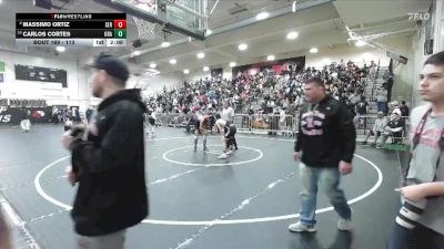 113 lbs Champ. Round 2 - Carlos Cortes, Orange vs Massimo Ortiz, Servite