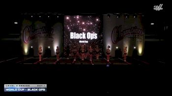 World Cup - Black Ops [2025 L4 Senior Day 1] 2025 Champion Cheer and Dance Grand Nationals
