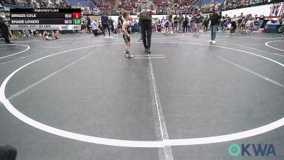 49 lbs Round Of 16 - Dominick King, OKC Saints Wrestling vs Brayden Letterman, Norman Grappling Club