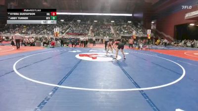 135 lbs Cons. Round 1 - Kyera Gustafson, Hulett vs Abby Turner, Mountain View