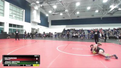 110-114 lbs Round 1 - Kai Parsons, Hawkeye vs Jonah Aboytes, GRAPPLING GROUNDS