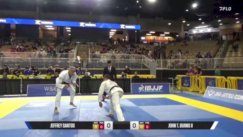 John T. Burns II vs Jeffrey Santos 2025 Pan Jiu Jitsu IBJJF Championship