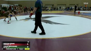 80 lbs Semis (4 Team) - Weston Denne, Alexandria vs Logan Broussard, Big Lake