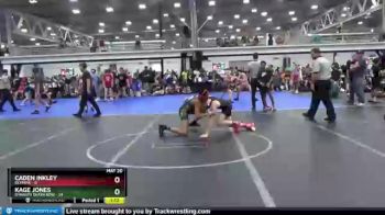 120 lbs Round 4 (8 Team) - Kage Jones, Dynasty Death Row vs Caden Inkley, Olympia