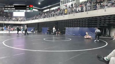 140 lbs Semifinal - Kye Nelson, Aspers vs Tye Bellarin, Chestertown