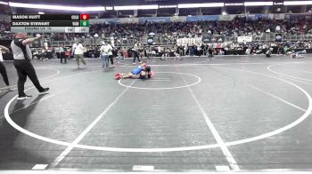 92 lbs Round Of 16 - Mason Huitt, Colorado Hammers vs Daxton Stewart, Vian