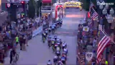Final 2 Laps Of USA Cycling's 2022 Professional Men's National Criterium National Championships
