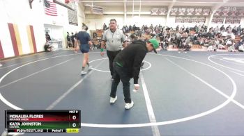 138 lbs Champ. Round 1 - Kaiya Johnston, Casteel vs Monalisa Flores, Boulder Creek