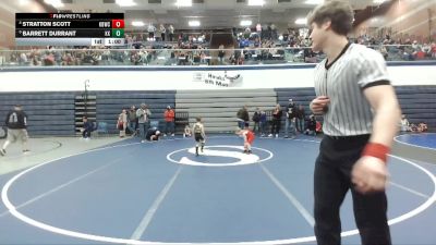 47 lbs Champ. Round 2 - Barrett Durrant, Kuna Klub vs Stratton Scott, Kimberly Bulldog Wrestling Club