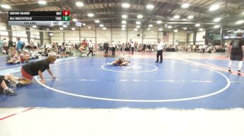 105 lbs Round Of 32 - Kevin Ward, Whitted Trained National Dual Team - MS vs Eli Bechtold, TDWC Maniacs Grey - MS