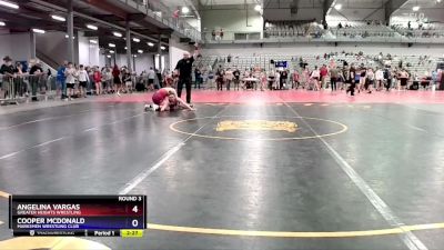 125 lbs Round 3 - Angelina Vargas, Greater Heights Wrestling vs Cooper McDonald, Marksmen Wrestling Club