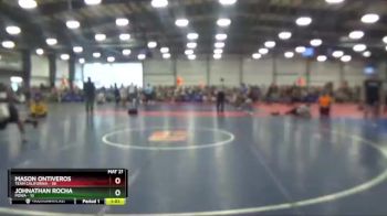 160 lbs Round 3 (6 Team) - Johnathan Rocha, POWA vs Mason Ontiveros, Team California