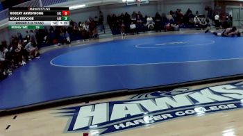 184 lbs Round 2 (8 Team) - Robert Armstrong, Henry Ford College vs Noah Brockie, Harper College