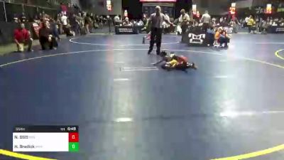 55 lbs Round Of 16 - Nolan Stitt, Indiana vs Hunter Bradick, Maplewood