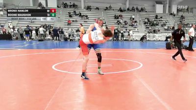 113 lbs Consi Of 16 #2 - Bronx Hanlon, NV vs Boone Maughon, TN