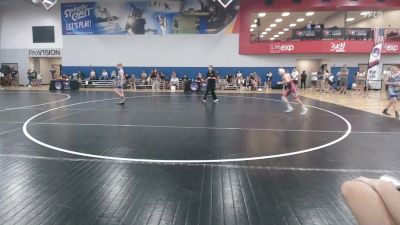 96 lbs Bronsyn Baxter, Pennsylvania Blue vs Kaden Joustra, Illinois