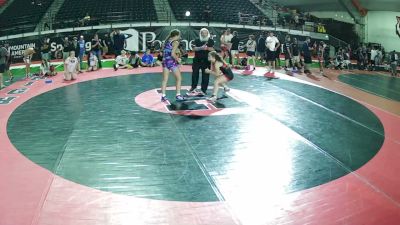 135 lbs 2nd Place Match - Taylor Ward, Oregon vs Charlee Lund, Montana