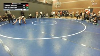 85 lbs Semifinal - Gabriel Wolfley, Snake River Wrestling Club vs Statlyn Williams, Sublime Wrestling Academy