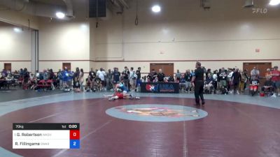 70 kg Quarters - Glenn Robertson, Washington vs Ryan Fillingame, Swarm Wrestling Club