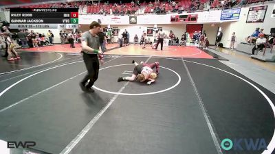 110 lbs Rr Rnd 4 - Riley Robb, IRONMEN Wrestling Club vs Gunnar Jackson, Verdigris Youth Wrestling