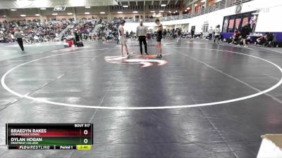 165 lbs Cons. Round 2 - Dylan Hogan, Montreat College vs Braedyn Rakes, Morningside (Iowa)