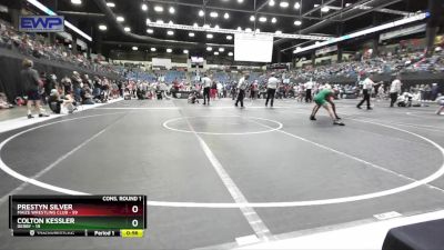 105 lbs Cons. Round 1 - Prestyn Silver, Maize Wrestling Club vs Colton Kessler, Derby