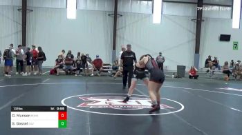 132 lbs Consolation - Desza Munson, Pomona Elite vs Skyler Gassel, Silverback WC