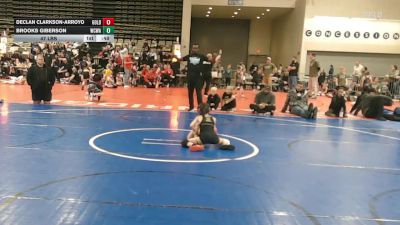 47 lbs Rr Rnd 5 - Declan Clarkson-Arroyo, All I See Is Gold Academy - K3 vs Brooks Giberson, Wrecking Crew Wrestling Academy - K3