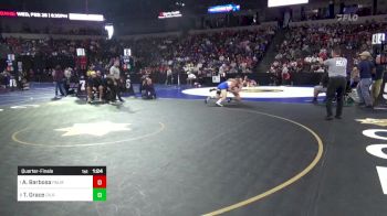 157 lbs Quarterfinal - Andrew Barbosa, Palm Desert vs Travis Grace, Gilroy