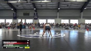 133 lbs Cons. Round 1 - Jacob Gregg, Case Western Reserve University vs Brandon D`Egidio, Heidelberg University