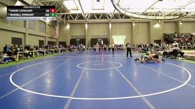 165 lbs Round Of 16 - Chase Catalano, Xavier vs Russell Stewart, Griswold/Wheeler