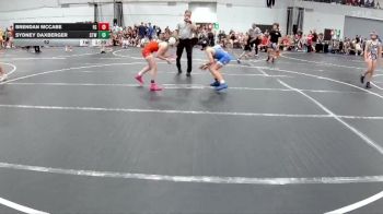 92 lbs Round 3 (8 Team) - Sydney Daxberger, CTWHALE vs Brendan Mccabe, Frost Gang