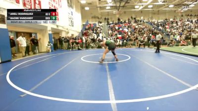 Girls 170 lbs Semifinal - Areli Rodriguez, Alisal Girls vs Naomi VanZandt, Sacred Heart Girls