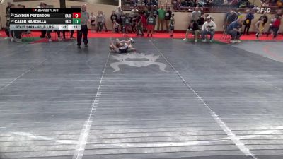 60_B lbs Consi Of 8 #1 - Zayden Peterson, Carlisle vs Caleb Nardella, Easton