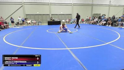 113 lbs 2nd Wrestleback (16 Team) - Wyatt Payne, Kentucky vs Lincoln Christenson, Minnesota Red