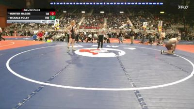 3A-165 lbs Quarterfinal - Hunter Massie, Torrington vs McKale Foley, Powell